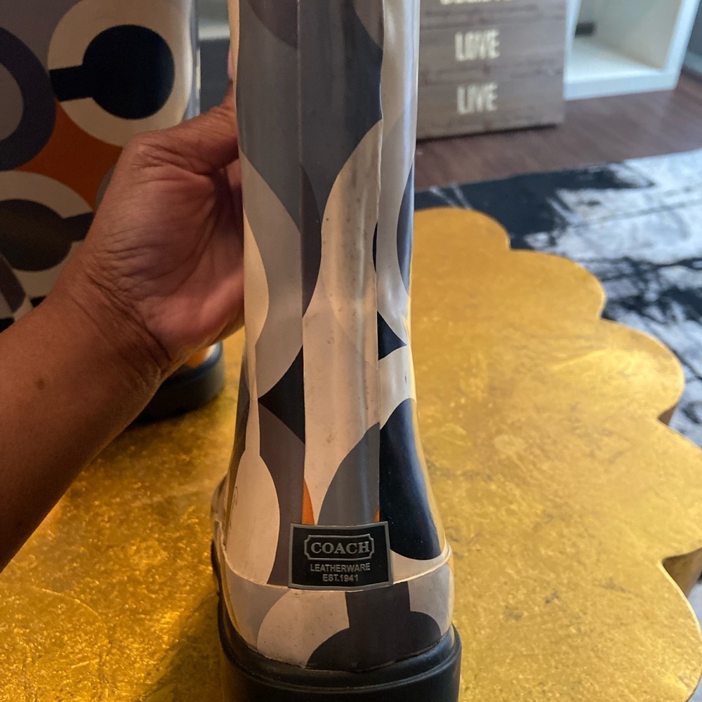 Authentic Coach Rainboots - Picture 3 of 8